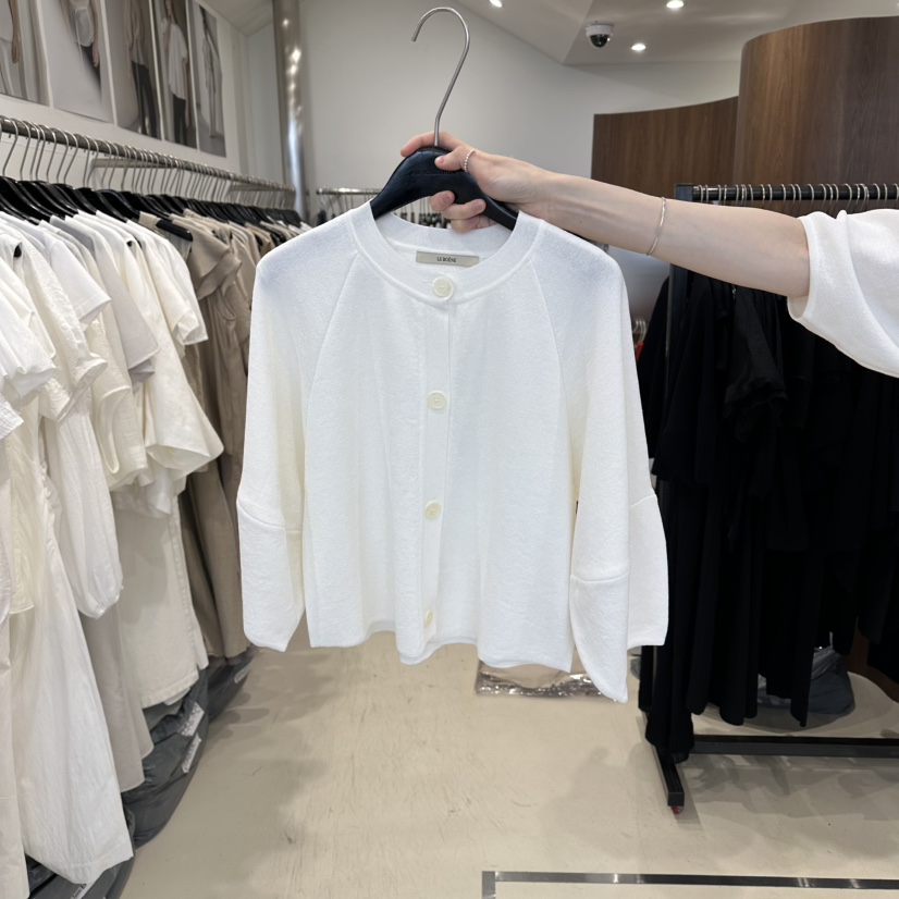 LE EDITION/LEBOENE韓國直郵實拍女裝新款26夏季針織衫羊毛衫寬松開襟LE EDITION/LEBOENE針織衫圖色1