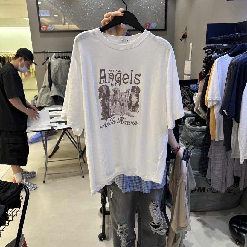 CREDITO韓國直郵女士新款休閑職業推薦人氣時尚熱賣26夏季T恤CREDITOT恤圖色1