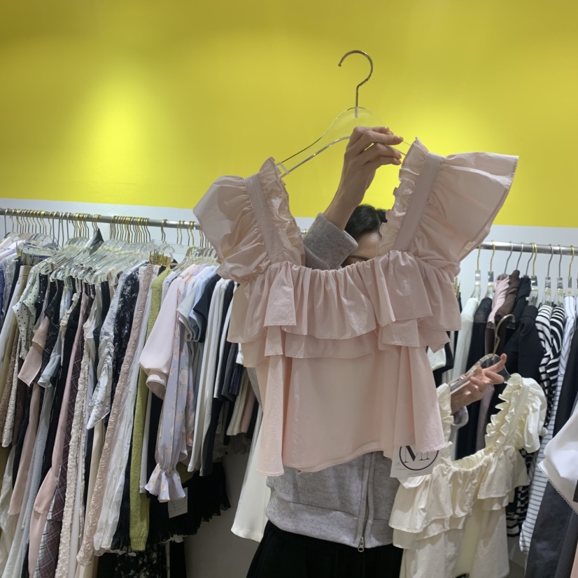 LE MASTERPLACE韓國直郵實拍女裝新品職業人氣襯衫蕾絲衫Le masterpiece襯衫/蕾絲衫圖色3