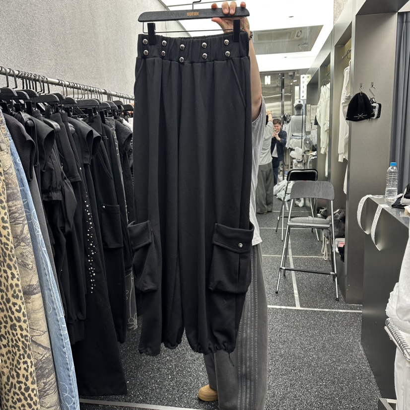 NUEUN韓國直郵女士新品推薦時尚26夏季職業人氣休閑褲工裝褲NUEUN/SEEOT休閑褲圖色3