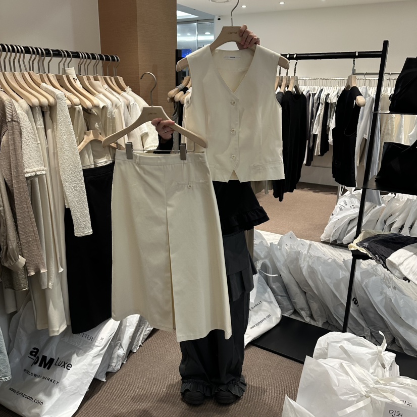 LE BUTTER韓國東大門直郵女士新品26夏季推薦半身裙中短裙LE BUTTER半身裙/中短裙