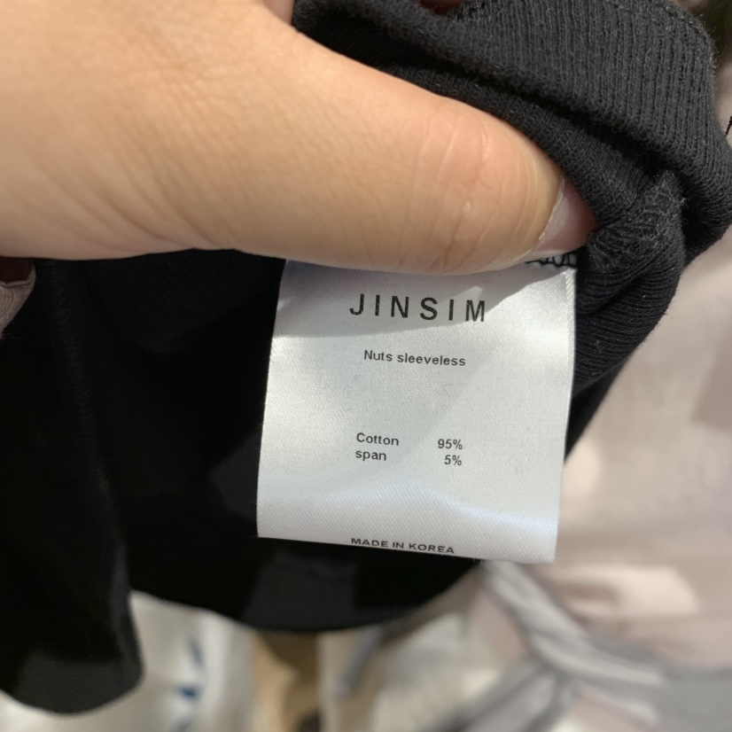 JINSIM韓國直郵女裝新品26春夏休閑人氣26夏季熱賣吊帶背心JINSIM吊帶/背心