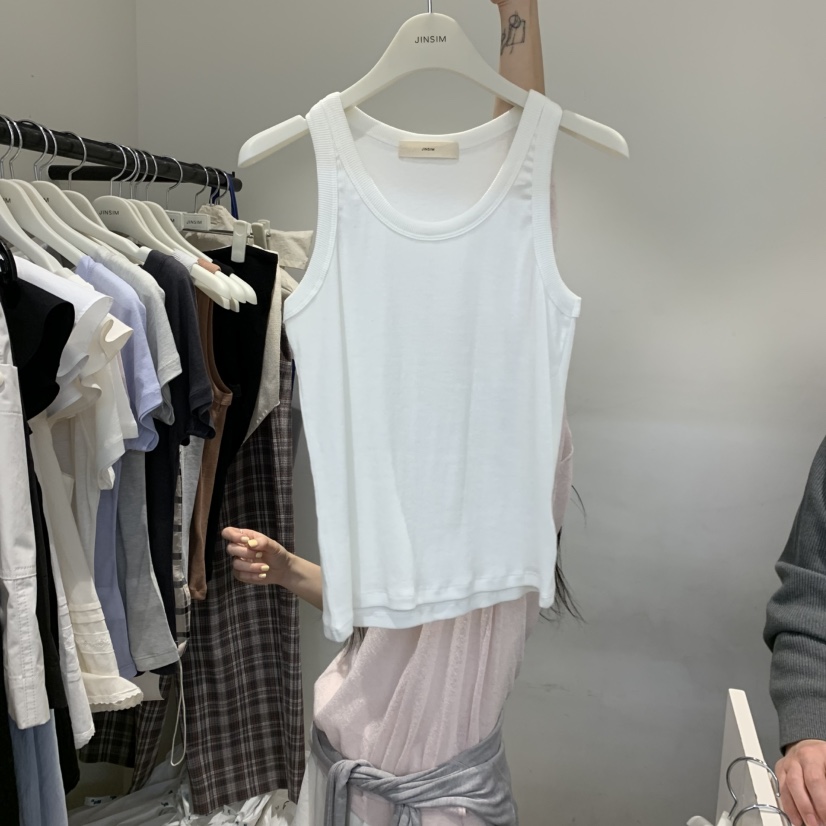 JINSIM韓國直郵女裝新品26春夏休閑人氣26夏季熱賣吊帶背心JINSIM吊帶/背心圖色1