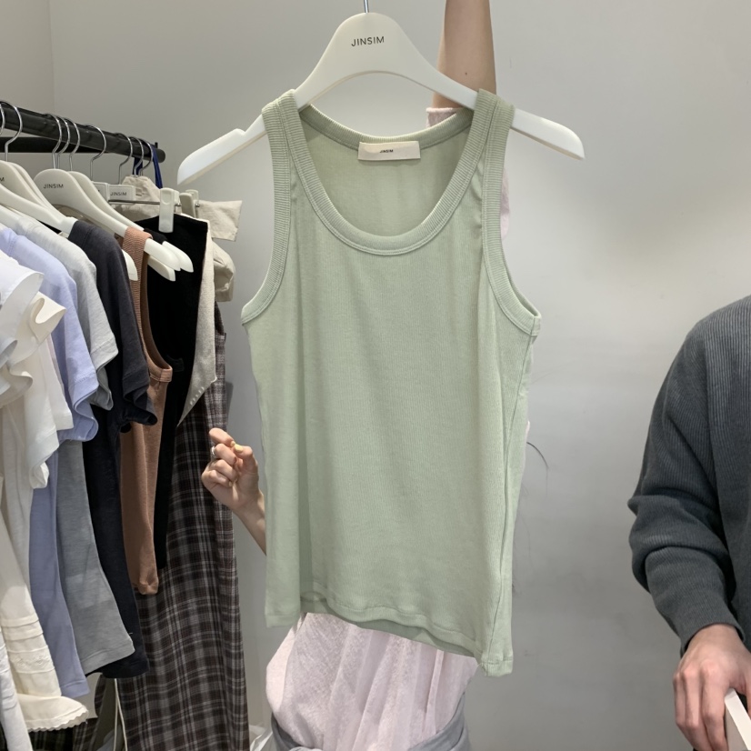 JINSIM韓國直郵女裝新品26春夏休閑人氣26夏季熱賣吊帶背心JINSIM吊帶/背心圖色3