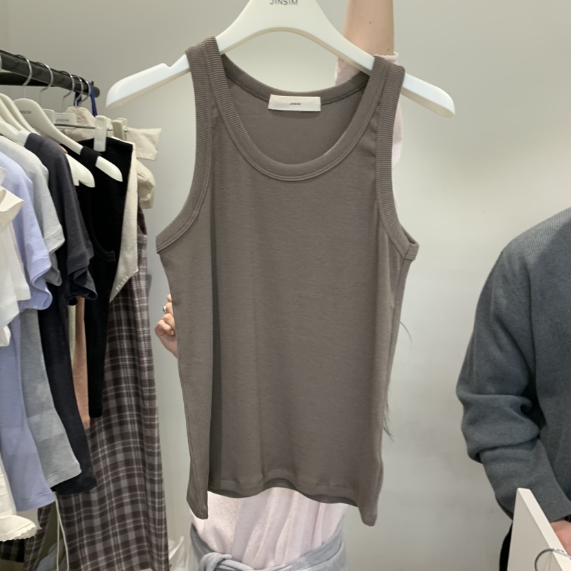 JINSIM韓國直郵女裝新品26春夏休閑人氣26夏季熱賣吊帶背心JINSIM吊帶/背心圖色5