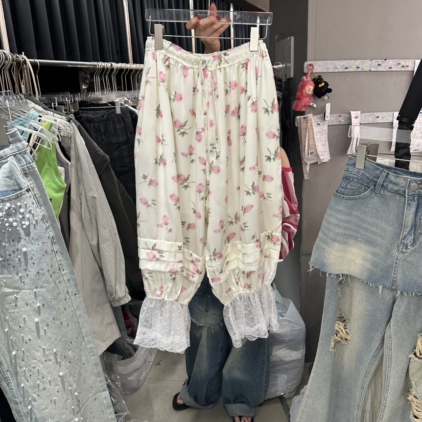 MOMAZU韓國東大門直郵女士新款26春夏休閑人氣26夏季休閑褲MOMAZU休閑褲圖色1