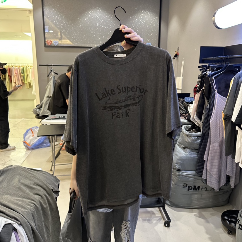 CREDITO東大門代購女士新品休閑人氣真品職業26春夏熱賣T恤CREDITOT恤圖色2