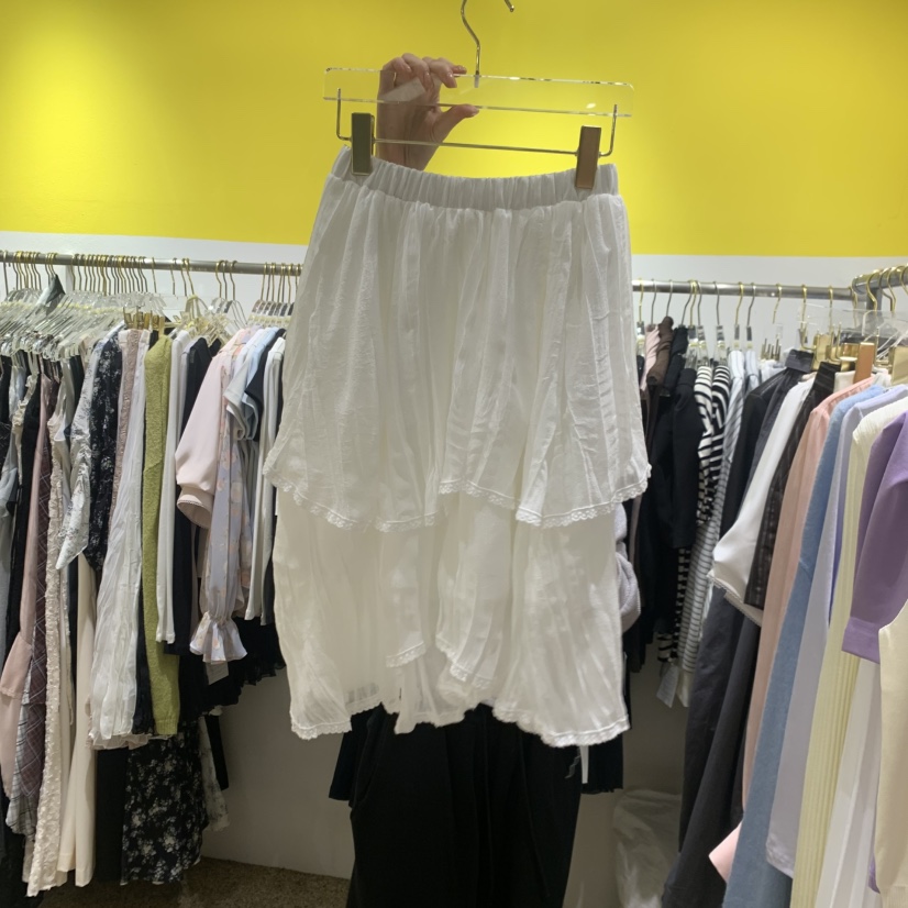 LE MASTERPLACE韓國直郵女士新款職業時尚半身裙中短裙蕾絲Le masterpiece半身裙/中短裙圖色1