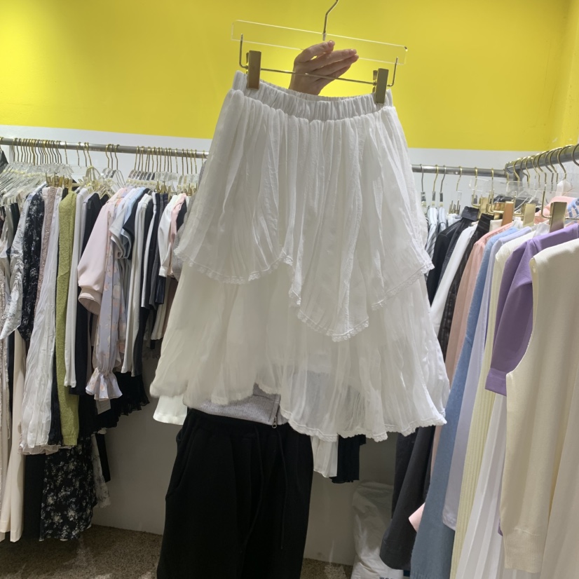 LE MASTERPLACE韓國直郵女士新款職業時尚半身裙中短裙蕾絲Le masterpiece半身裙/中短裙圖色2