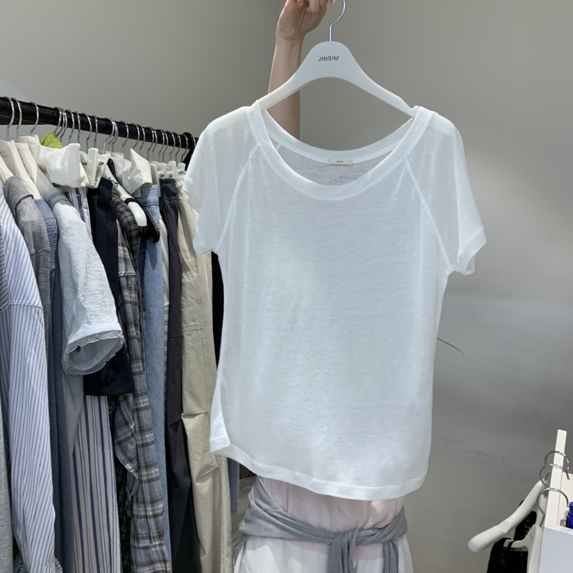 JINSIM東大門直郵女士新款推薦職業人氣休閑26春夏時尚T恤JINSIMT恤圖色1