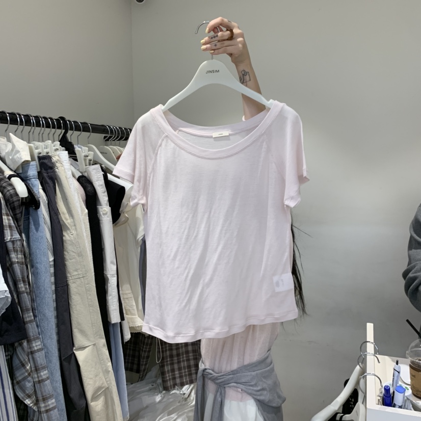 JINSIM東大門直郵女士新款推薦職業人氣休閑26春夏時尚T恤JINSIMT恤圖色2