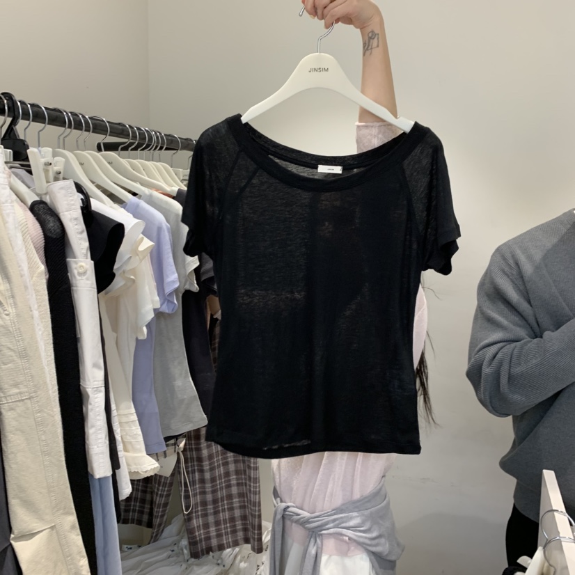 JINSIM東大門直郵女士新款推薦職業人氣休閑26春夏時尚T恤JINSIMT恤圖色6