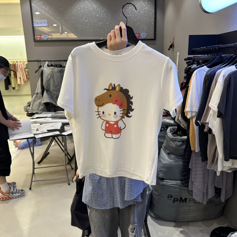 CREDITO東大門實拍女裝新品真品26春夏人氣推薦時尚熱賣T恤CREDITOT恤圖色1