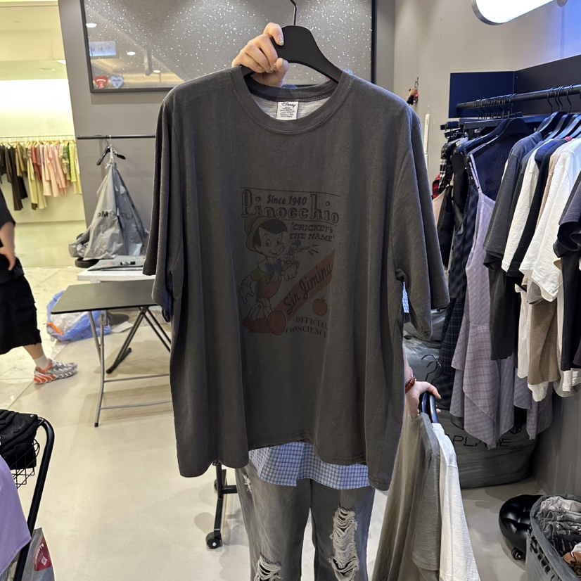 CREDITO韓國東大門代購女裝新品職業休閑時尚人氣26春夏T恤CREDITOT恤圖色3