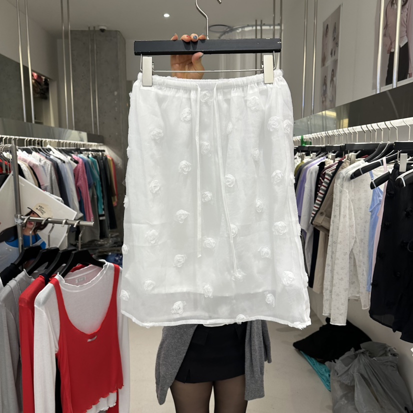 ARTE STUDIO/ATTENTION EDITORIAL韓國東大門直郵女裝新款26夏季半身裙中短裙ARTE Studio半身裙/中短裙圖色1