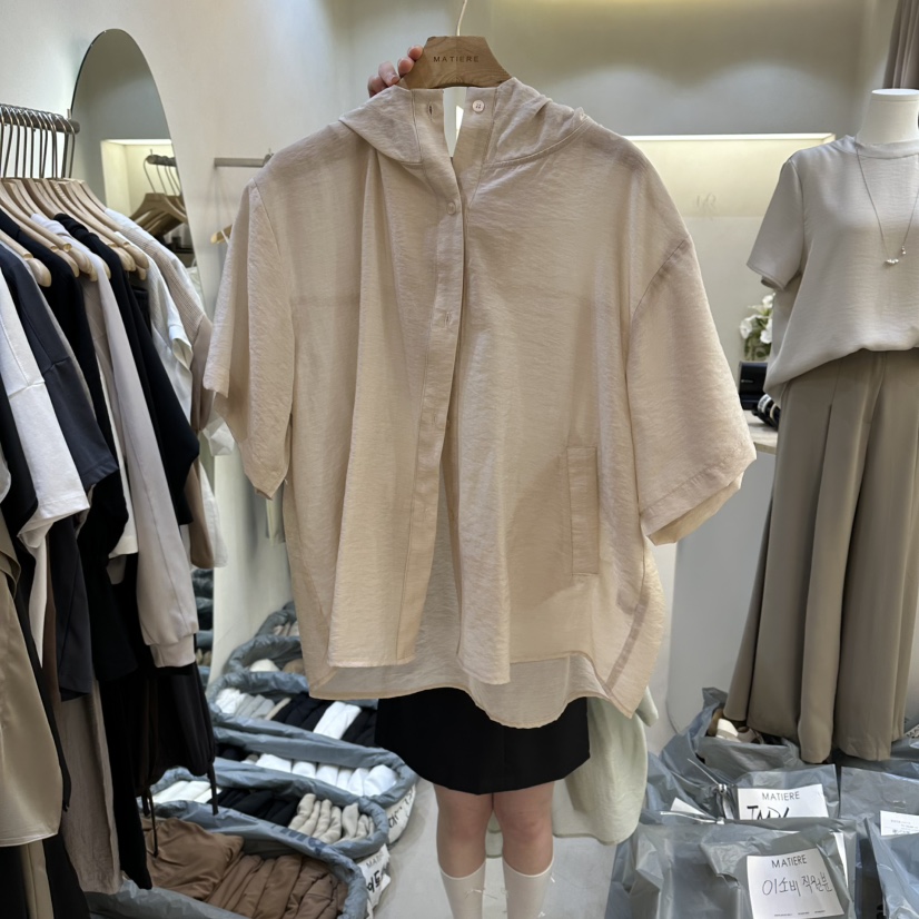 MATIERE韓國直郵女士新品時尚人氣職業26夏季熱賣襯衫蕾絲衫MATIERE襯衫/蕾絲衫圖色2