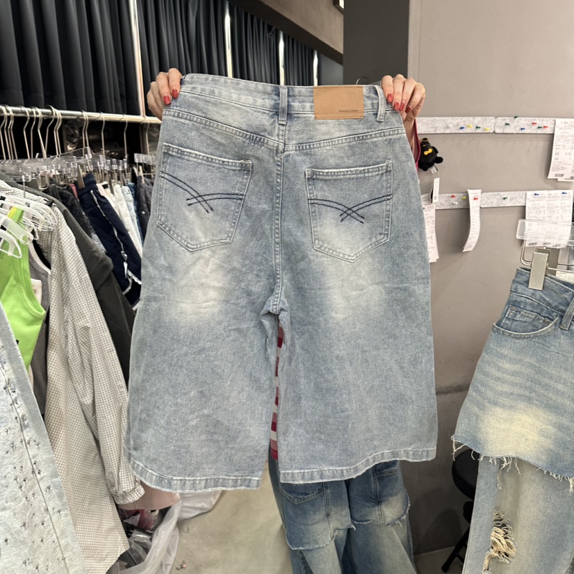 MOMAZU韓國代購女裝新品休閑職業推薦26春夏26夏季牛仔褲復古MOMAZU牛仔褲