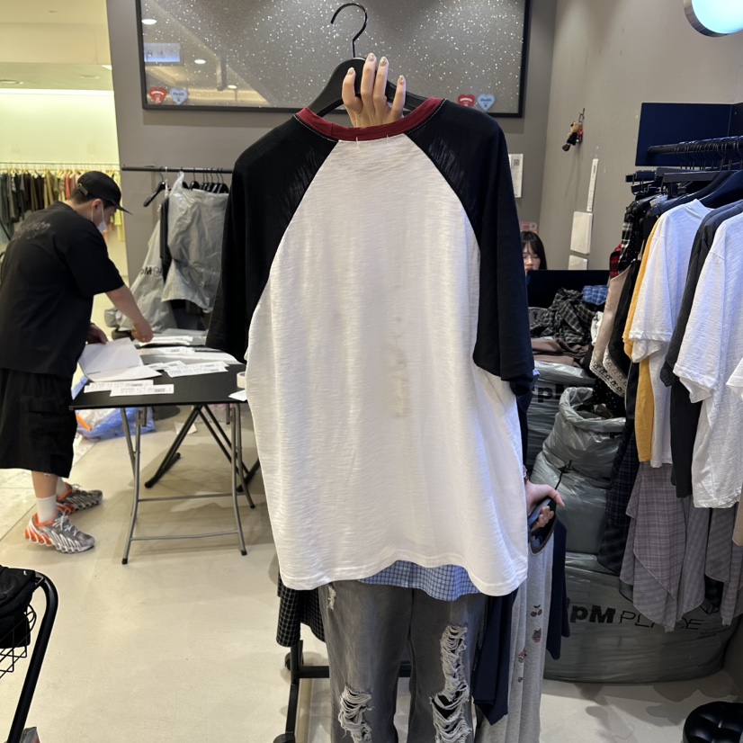 CREDITO韓國直郵女士新款熱賣26夏季人氣時尚休閑職業T恤CREDITOT恤