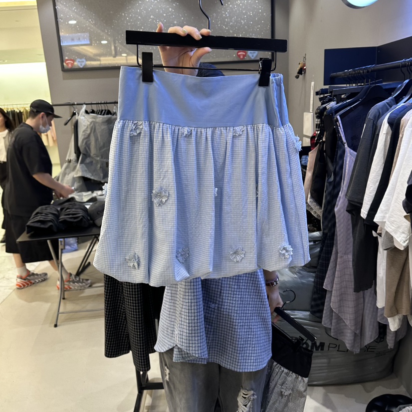 CREDITO東大門實拍韓國女裝新品26春夏推薦休閑時尚職業短裙CREDITO短裙圖色1