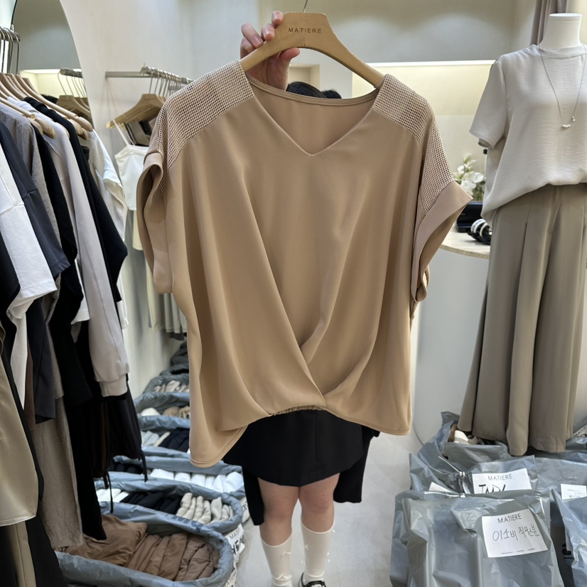 MATIERE東大門直郵女士新品真品推薦職業時尚26春夏襯衫蕾絲衫MATIERE襯衫/蕾絲衫圖色2