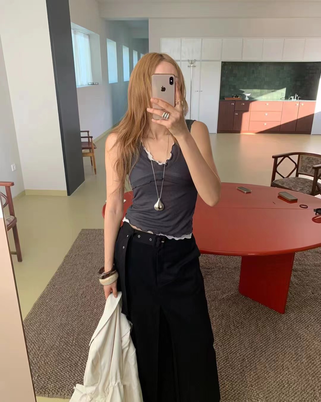 ONDA韓國代購女士新款26春夏休閑職業推薦吊帶背心不含內搭ONDA吊帶/背心