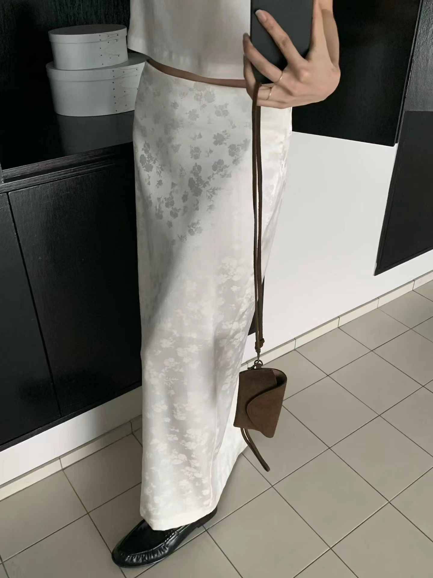 HANDER韓國直郵女士新款時尚熱賣人氣休閑推薦真品26春夏長裙HANDER長裙