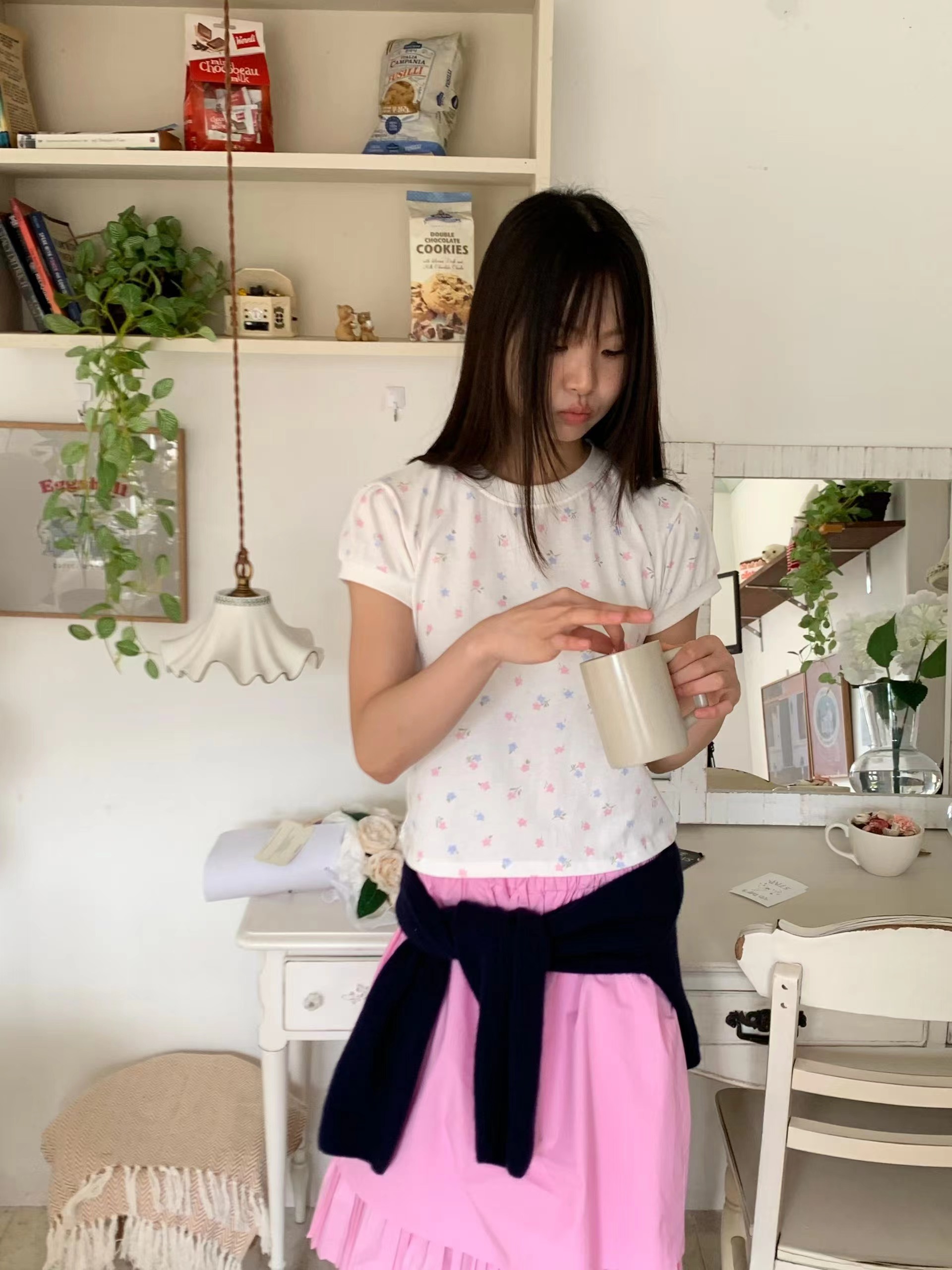 EXCUSE韓國代購女裝新款推薦職業休閑真品人氣熱賣26春夏T恤EXCUSET恤