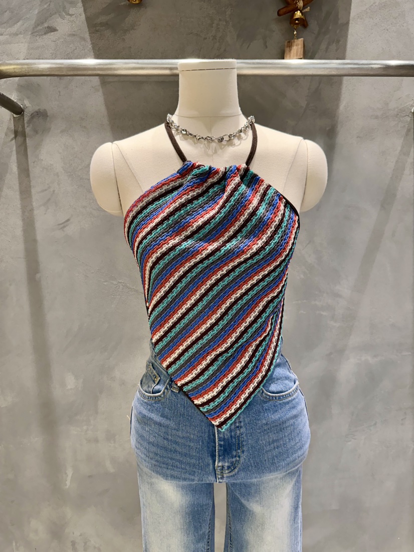 KIFF東大門代購女士新品時尚人氣26春夏休閑推薦吊帶背心KIFF吊帶/背心圖色1