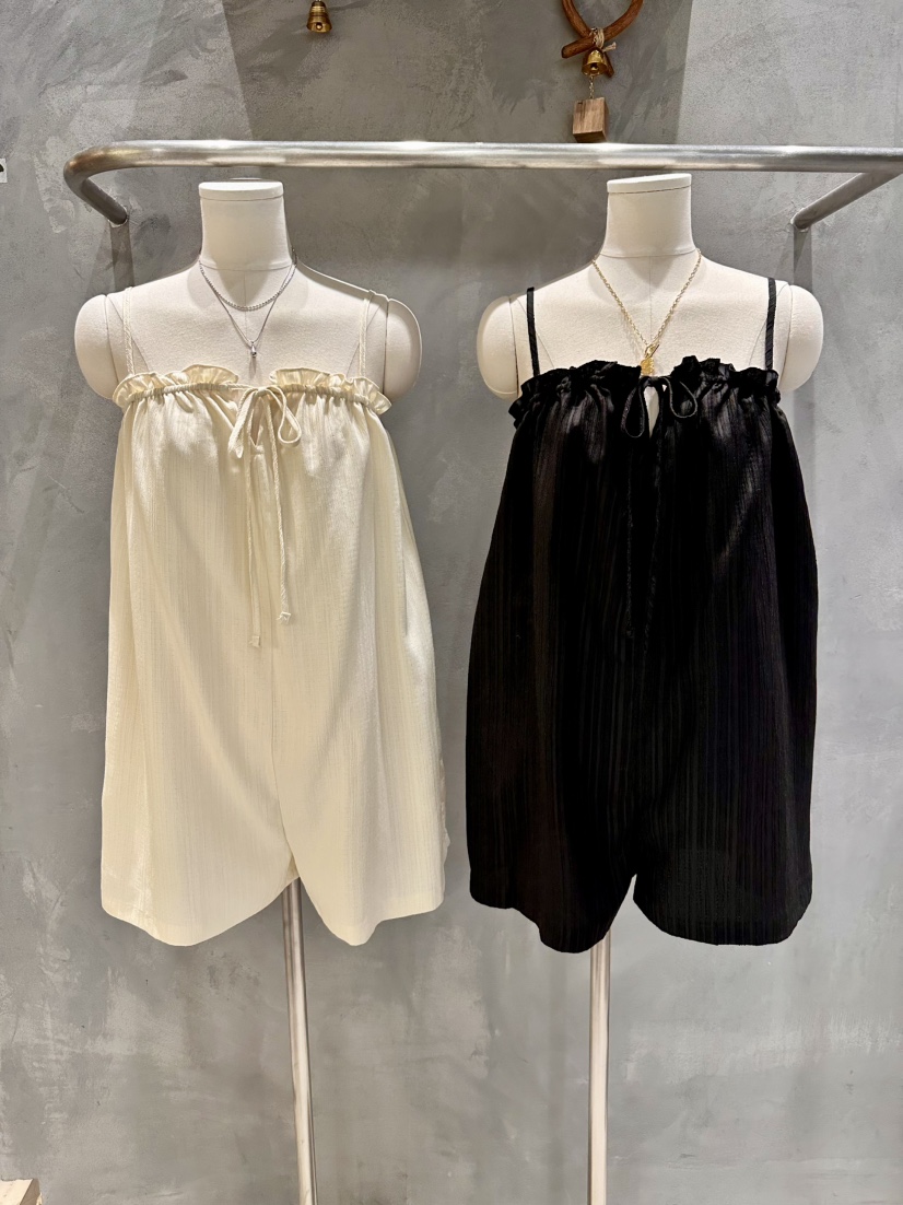 KIFF東大門直郵女士新品人氣休閑時尚26春夏連體褲荷葉邊KIFF連體褲