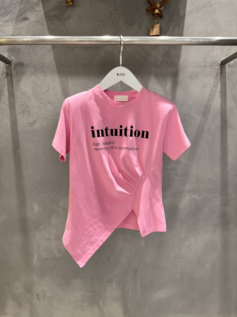 KIFF東大門直郵女士新品時尚休閑職業真品熱賣26春夏推薦T恤KIFFT恤圖色3