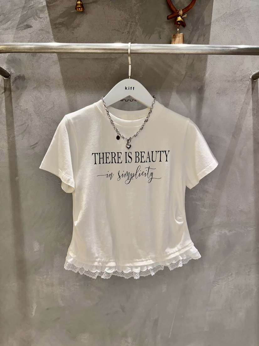 KIFF韓國直郵女裝新品26春夏熱賣休閑人氣真品推薦職業T恤KIFFT恤圖色1