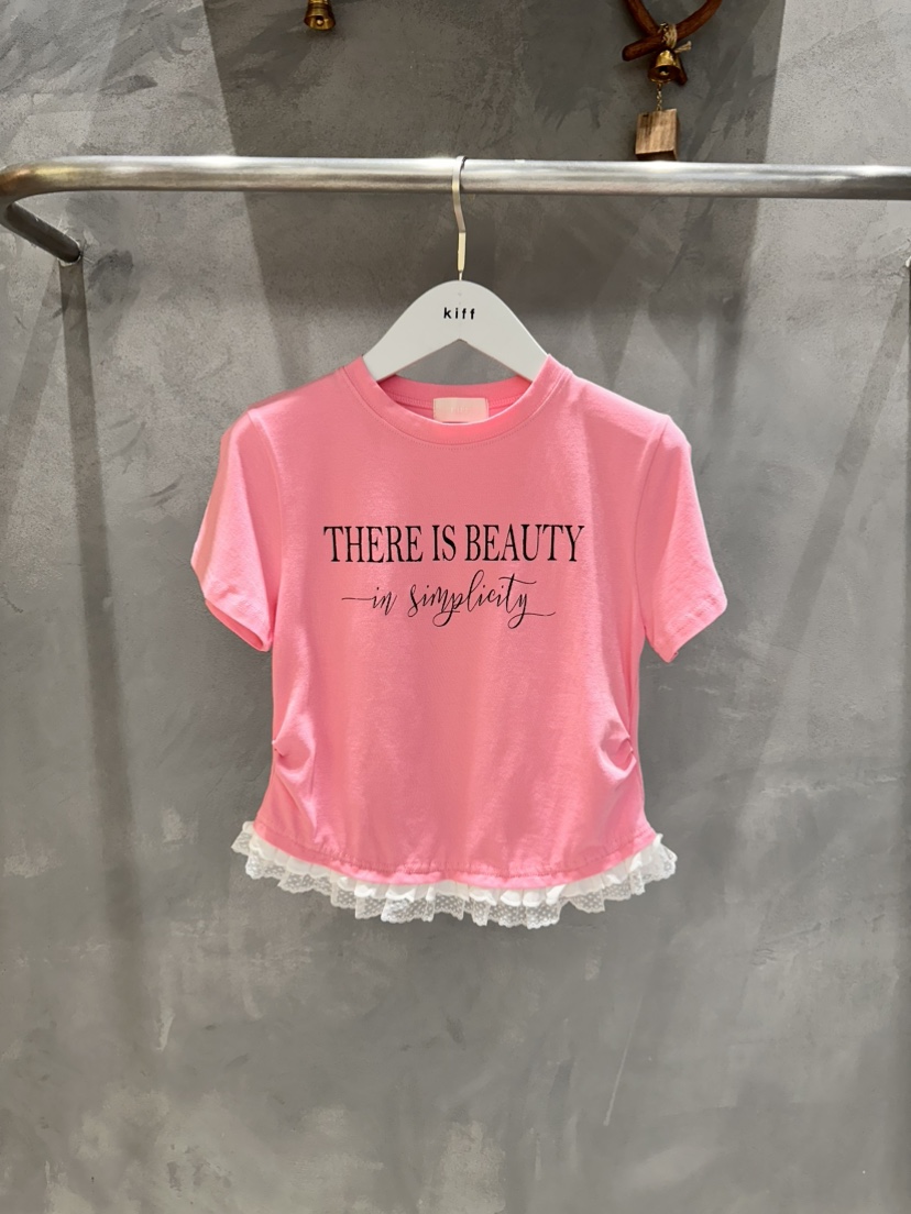 KIFF韓國直郵女裝新品26春夏熱賣休閑人氣真品推薦職業T恤KIFFT恤圖色2