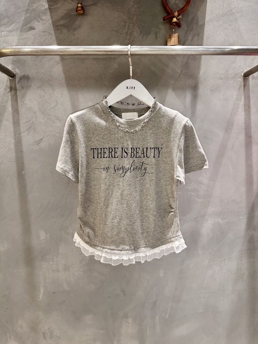 KIFF韓國直郵女裝新品26春夏熱賣休閑人氣真品推薦職業T恤KIFFT恤圖色3