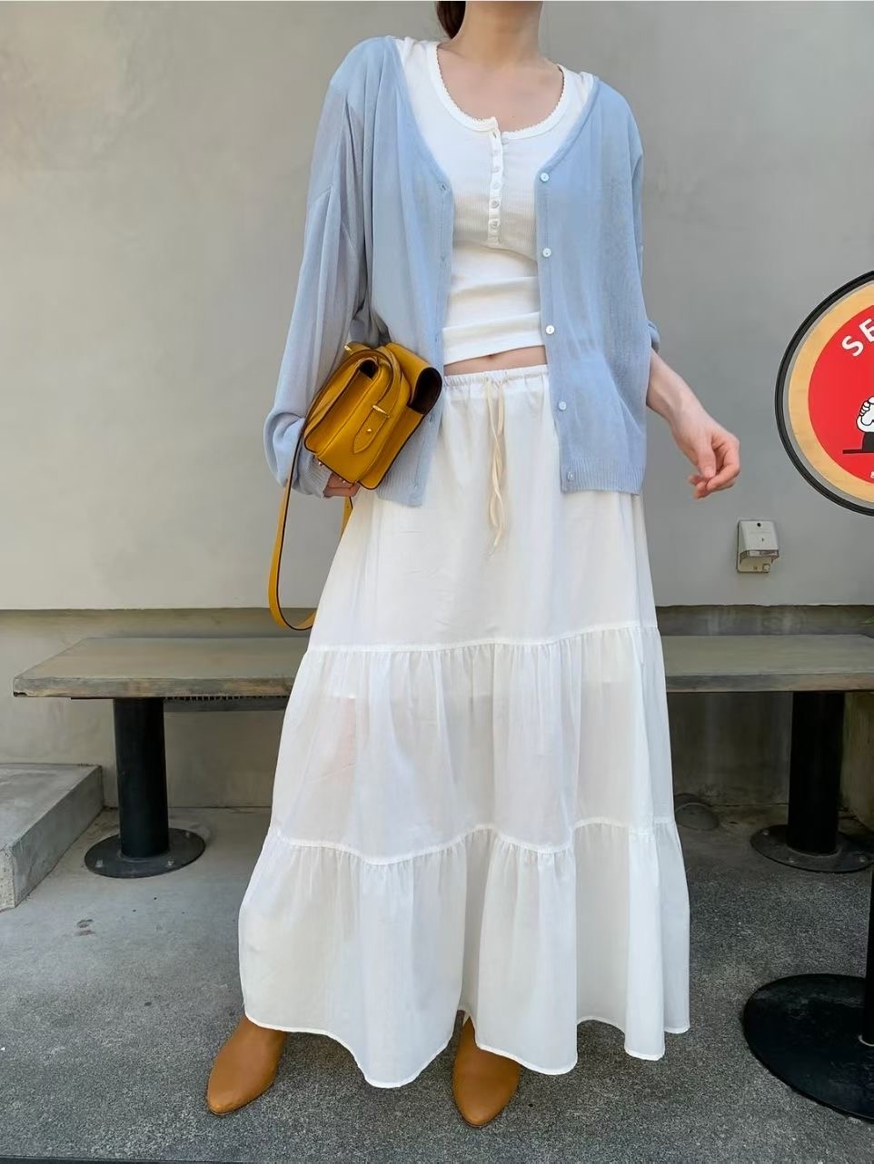 WEARRAW/WELL ROW東大門代購女士新品熱賣職業26春夏長裙WEARRAW/WELL ROW長裙