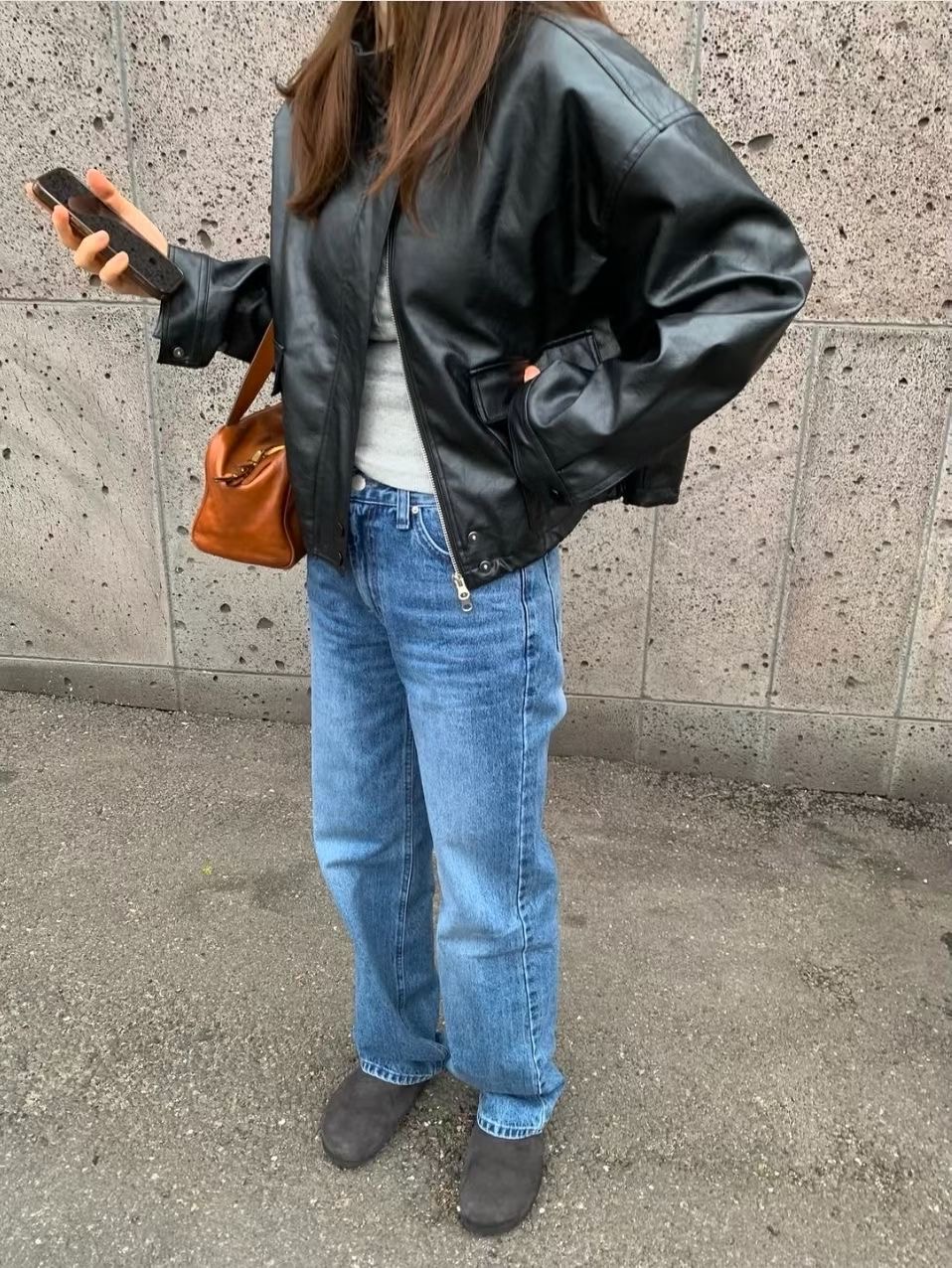 WEARRAW/WELL ROW韓國直郵女裝新品熱賣牛仔褲直筒牛仔WEARRAW/WELL ROW牛仔褲