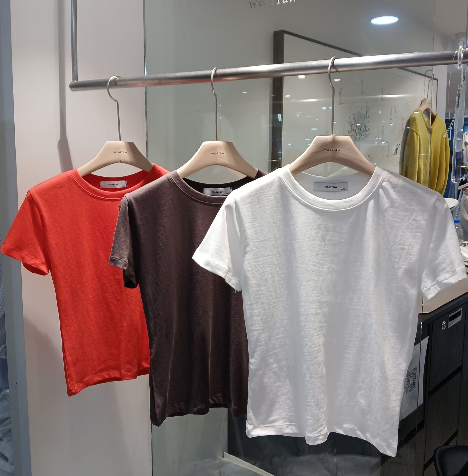 WEARRAW/WELL ROW東大門代購女裝新款時尚人氣真品熱賣T恤WEARRAW/WELL ROWT恤圖色2左二色