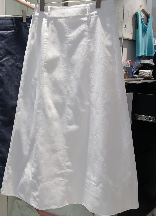 WEARRAW/WELL ROW東大門代購女裝新款職業長裙棉質開衩WEARRAW/WELL ROW長裙圖色2