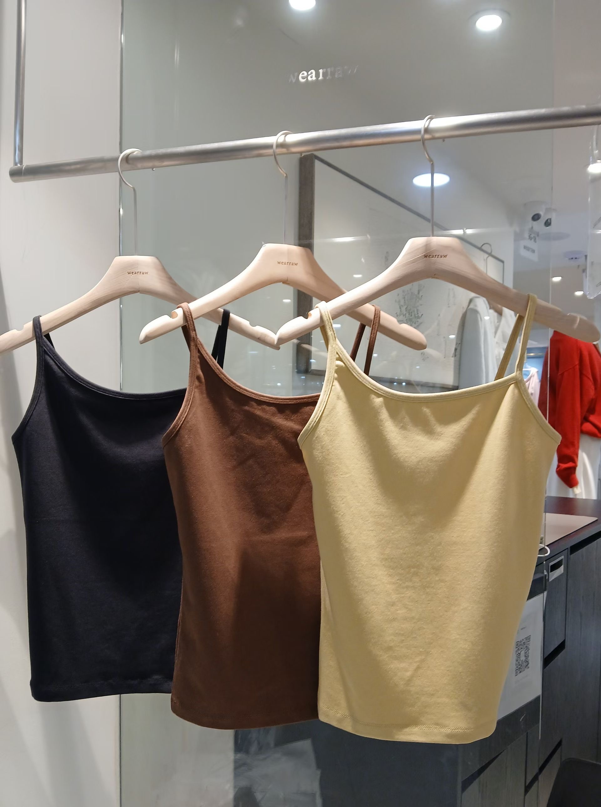 WEARRAW/WELL ROW東大門代購女裝新款真品吊帶背心不對稱WEARRAW/WELL ROW吊帶/背心圖色2左二色