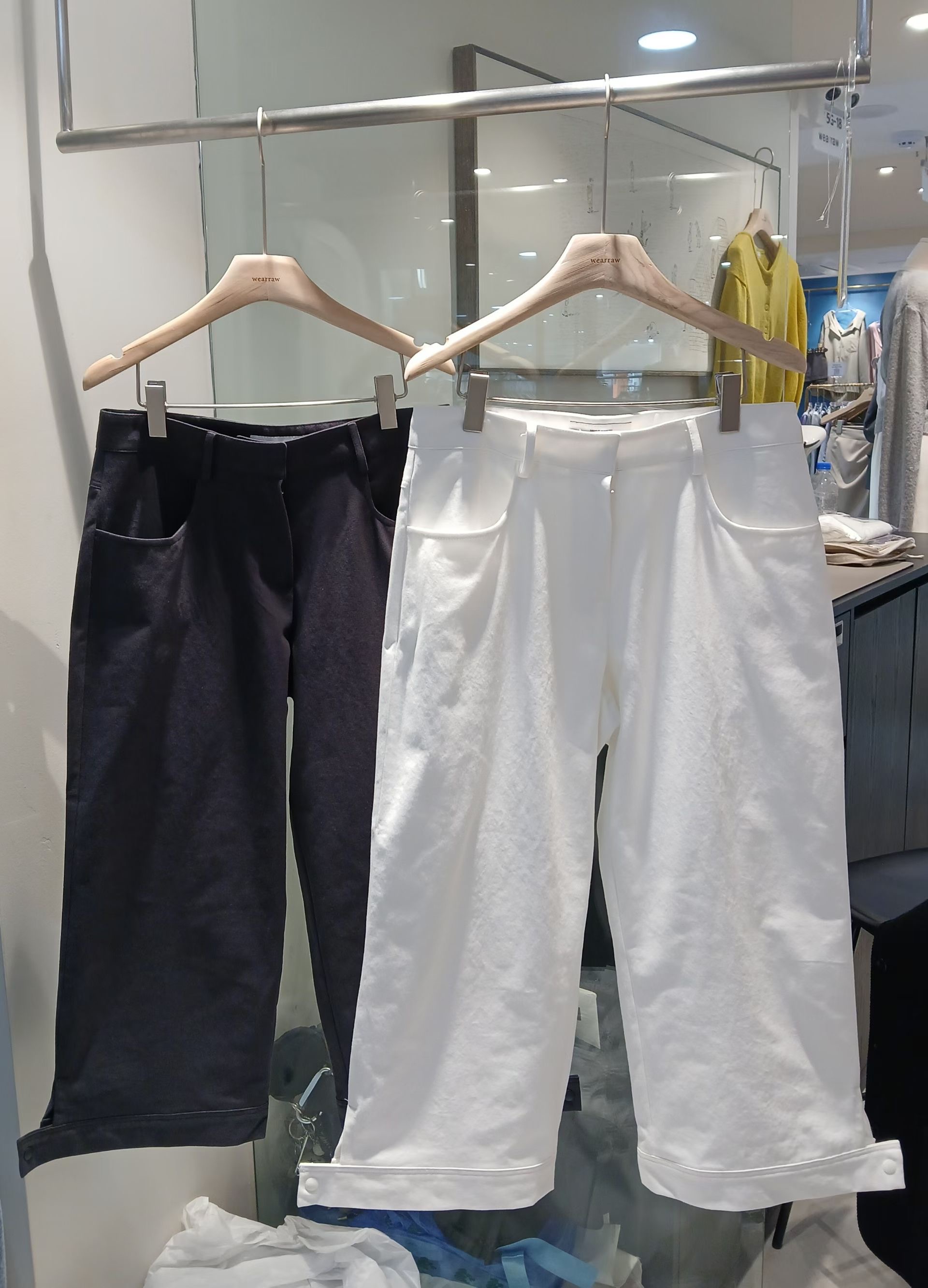 WEARRAW/WELL ROW東大門代購女裝新品熱賣時尚推薦休閑褲WEARRAW/WELL ROW休閑褲圖色1左一色