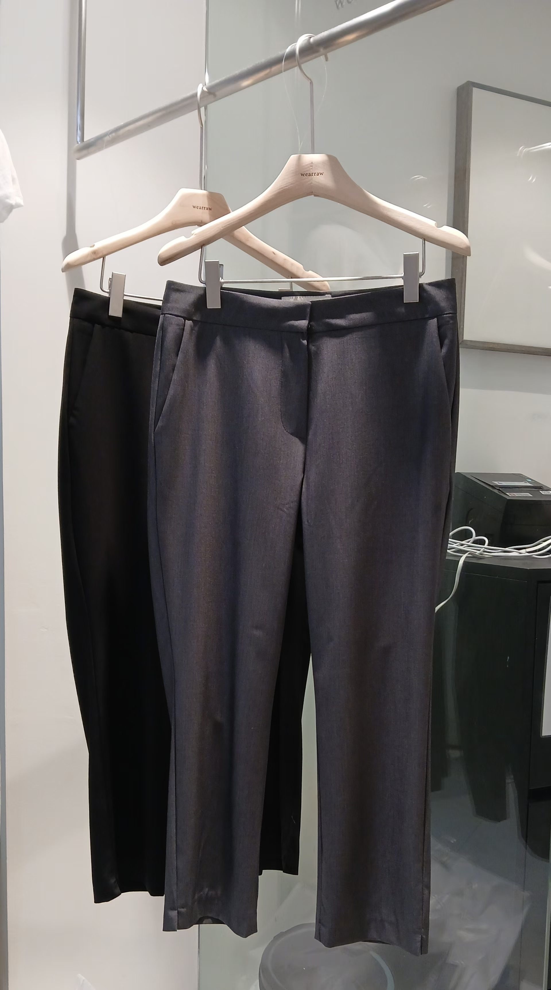 WEARRAW/WELL ROW東大門實拍女裝新款推薦休閑褲七分褲WEARRAW/WELL ROW休閑褲圖色1左一色