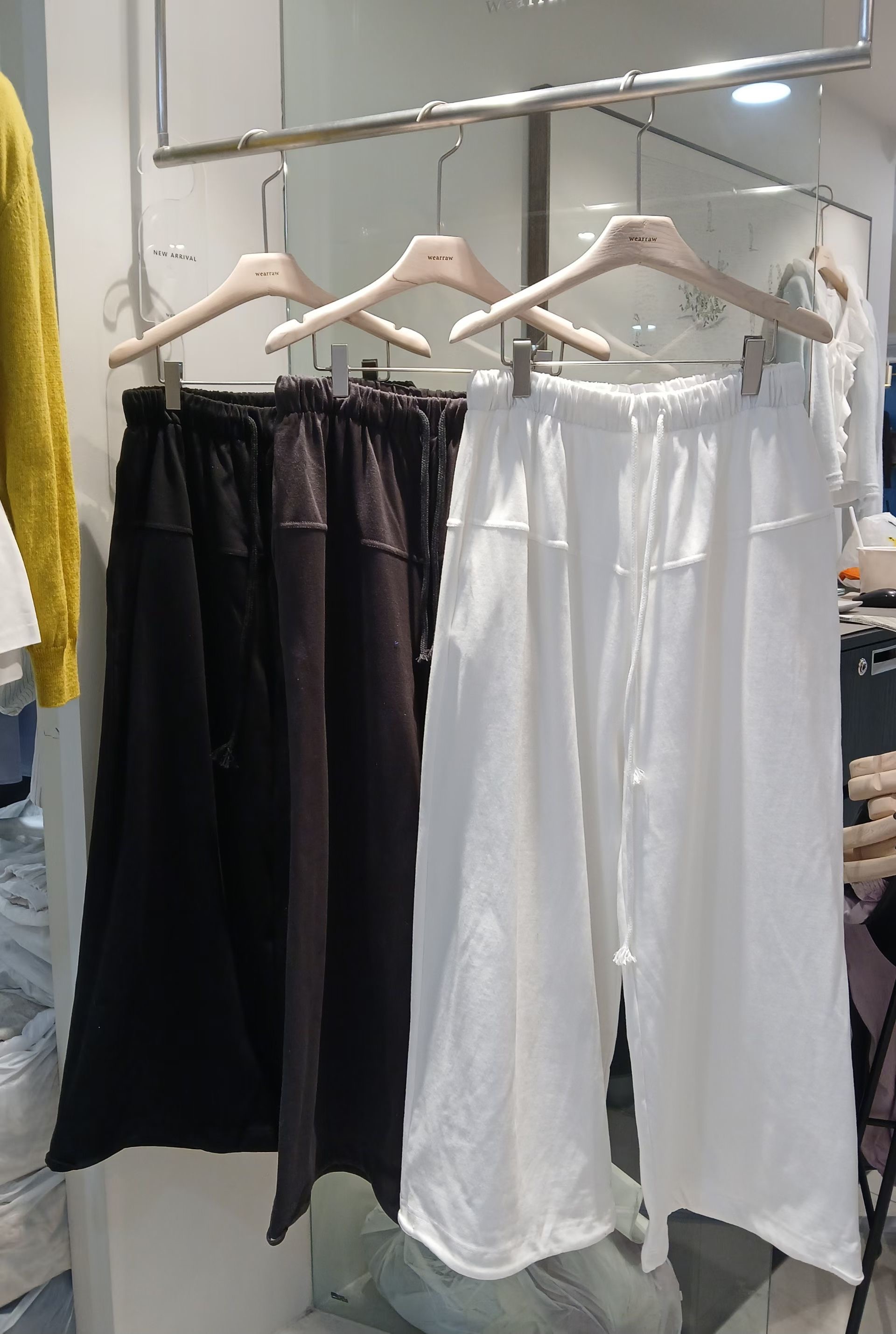 WEARRAW/WELL ROW韓國直郵女士新款人氣真品熱賣休閑褲WEARRAW/WELL ROW休閑褲圖色1左一色