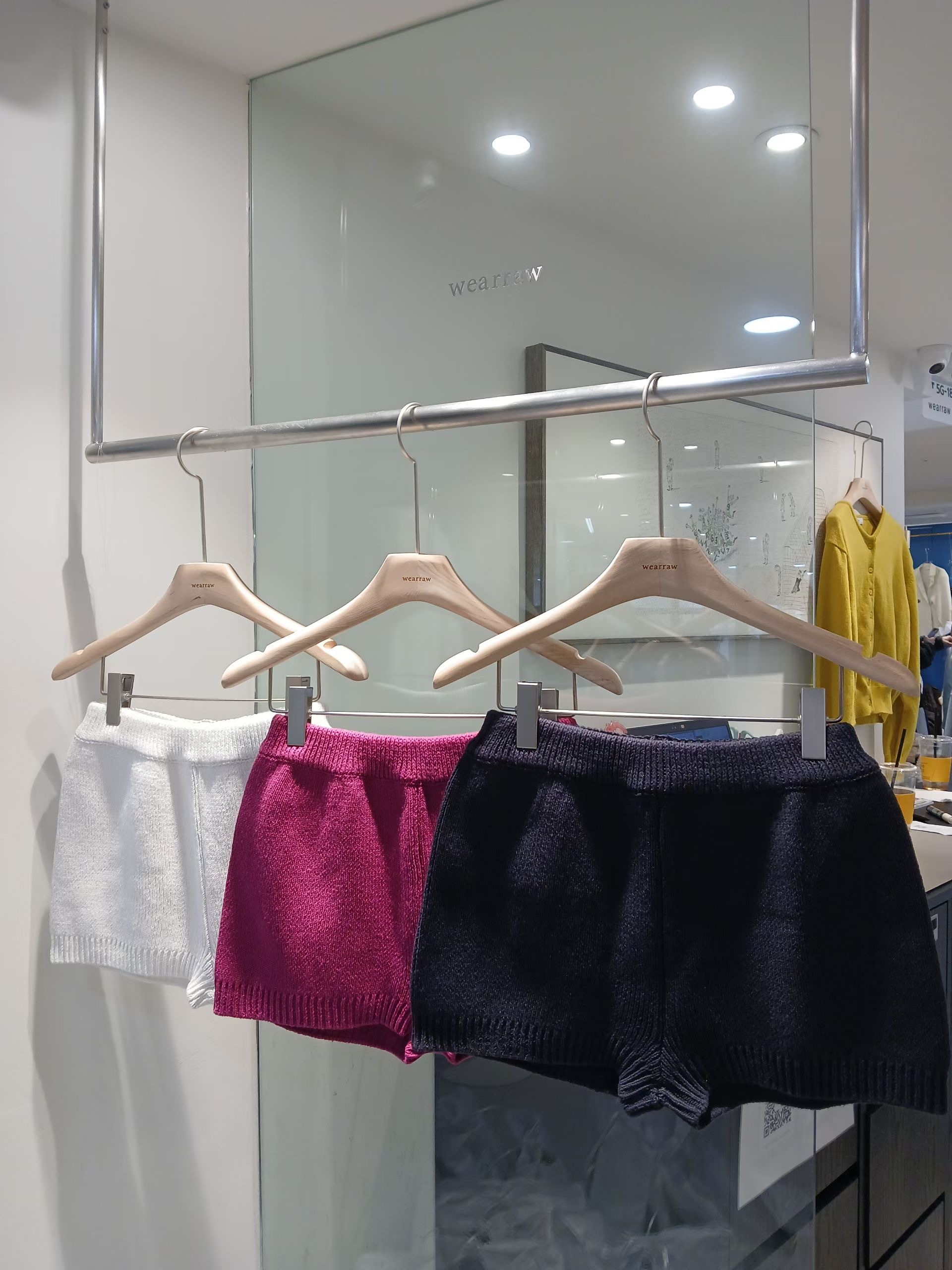 WEARRAW/WELL ROW東大門實拍女裝新款26春夏人氣短褲雙面WEARRAW/WELL ROW短褲圖色2左二色
