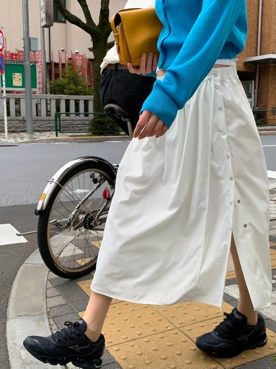 WEARRAW/WELL ROW東大門直郵女裝新款休閑26春夏職業長裙WEARRAW/WELL ROW長裙