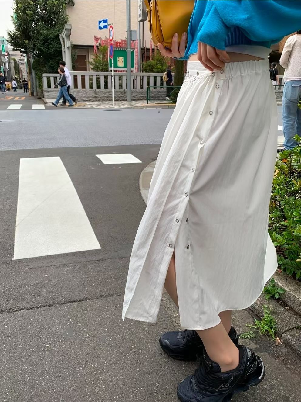 WEARRAW/WELL ROW東大門直郵女裝新款休閑26春夏職業長裙WEARRAW/WELL ROW長裙