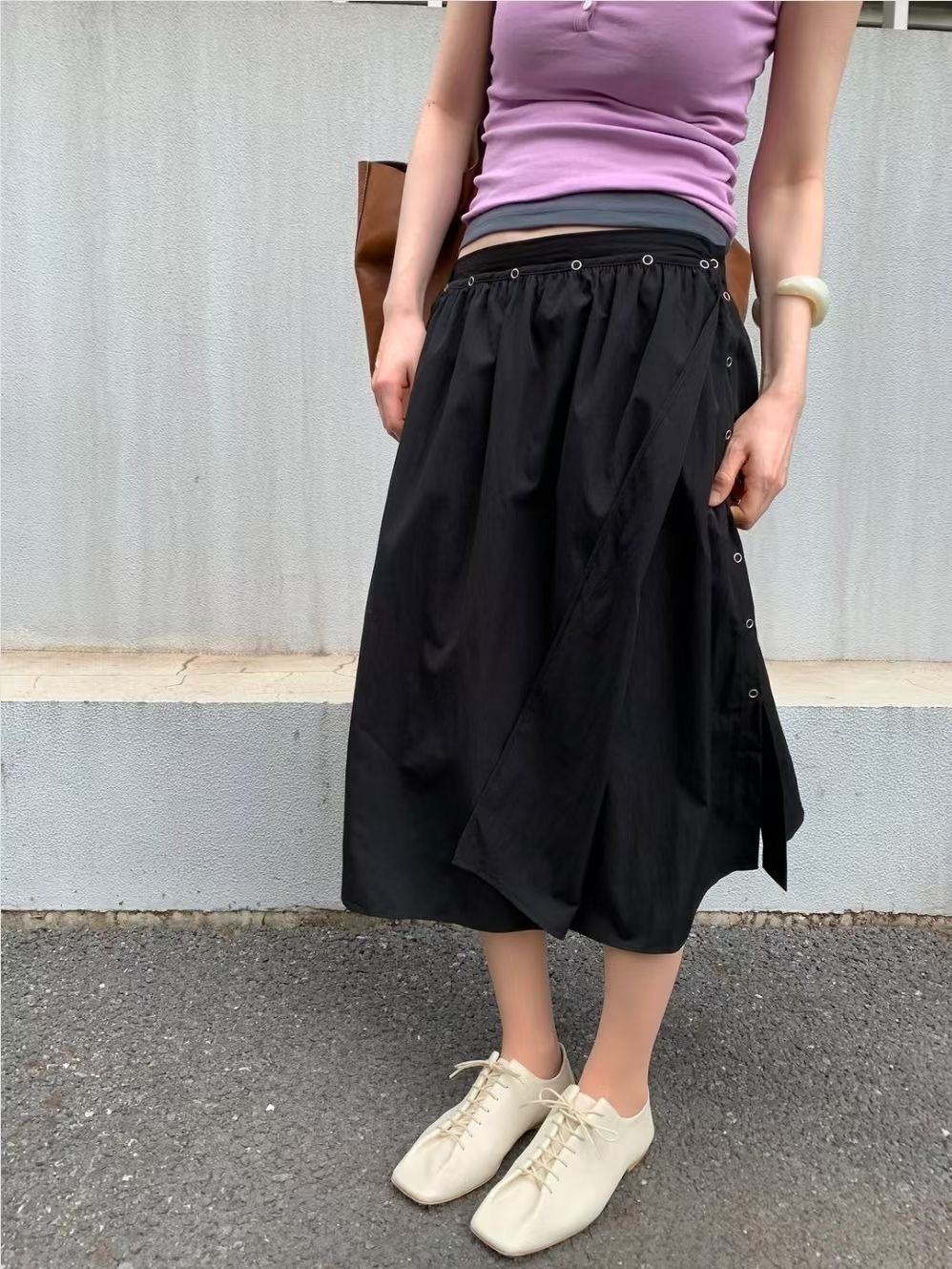 WEARRAW/WELL ROW東大門直郵女裝新款休閑26春夏職業長裙WEARRAW/WELL ROW長裙圖色2