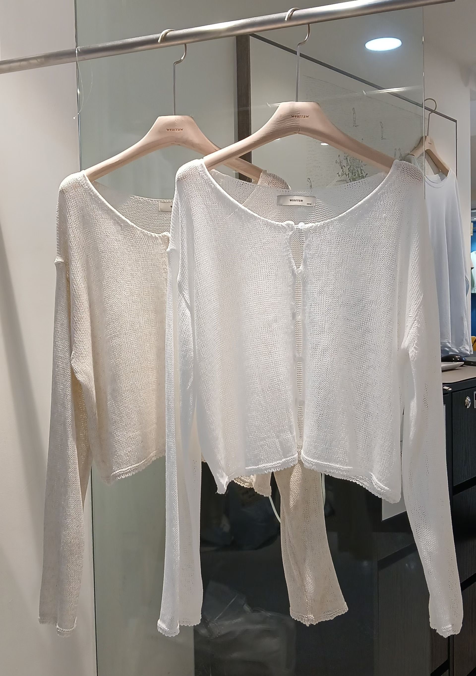 WEARRAW/WELL ROW東大門代購女裝新品推薦職業熱賣針織衫WEARRAW/WELL ROW針織衫圖色1左一色