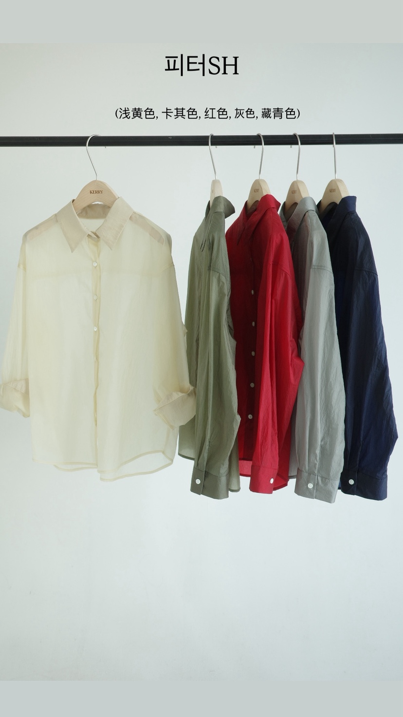 KERRY韓國代購女士新品熱賣推薦人氣26夏季休閑襯衫蕾絲衫KERRY襯衫/蕾絲衫