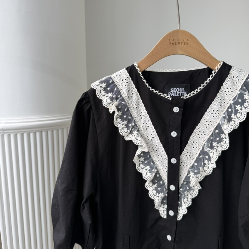 PALETTE-Q東大門實拍韓國女士新品人氣連體褲含腰繩棉質PALETTE-Q連體褲