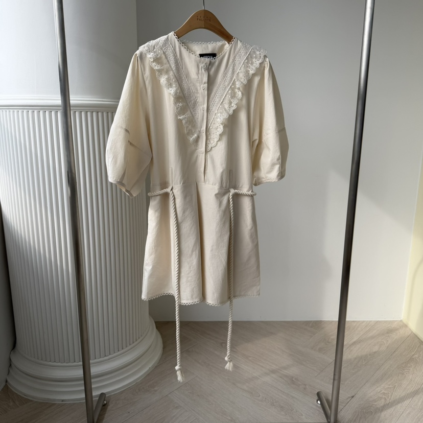 PALETTE-Q東大門實拍韓國女士新品人氣連體褲含腰繩棉質PALETTE-Q連體褲圖色2