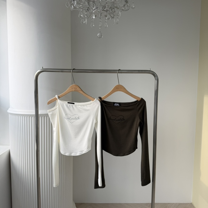 PALETTE-Q東大門實拍韓國女士新品推薦26夏季時尚長袖T恤PALETTE-Q長袖T恤